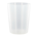 Wiederverwendbarer Kunststoffbecher, in Europa hergestellt, 120 ml farbe transparent