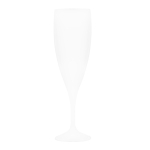 Champagnerglas aus Kunststoff, BPA-frei, in Europa hergestellt, 140 ml farbe weiß