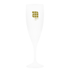 Champagnerglas aus Kunststoff, BPA-frei, in Europa hergestellt, 140 ml farbe weiß