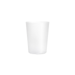 Wiederverwendbarer, recycelbarer Kunststoffbecher, 220 ml farbe transparent
