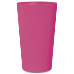 Wiederverwendbarer Kunststoffbecher in Farben, spülmaschinengeeignet, in Europa hergestellt, 300 ml farbe pink