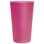 Wiederverwendbarer Kunststoffbecher in Farben, spülmaschinengeeignet, in Europa hergestellt, 300 ml farbe transparentes pink