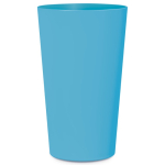 Wiederverwendbarer Kunststoffbecher in Farben, spülmaschinengeeignet, in Europa hergestellt, 300 ml farbe cyan-blau