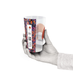 Stapelbarer Kunststoffbecher mit InMold-Kennzeichnung, 300 ml farbe transparent