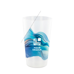 Wiederverwendbarer Kunststoffbecher, in Europa hergestellt, 600 ml
