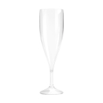 Wiederverwendbares Champagnerflöten-Glas aus Tritan®-Kunststoff 140 ml farbe transparent