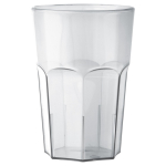 Wiederverwendbarer Becher aus Tritan®-Kunststoff, in Europa hergestellt, 560 ml farbe transparent