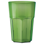 Wiederverwendbarer Becher aus Tritan®-Kunststoff, in Europa hergestellt, 560 ml farbe grün-transparent