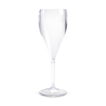 Sektflöte aus SAN-Kunststoff, in der EU hergestellt, 140 ml farbe transparent