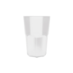 Wiederverwendbarer Kunststoffbecher, BPA-frei, in Frankreich hergestellt, 400 ml farbe transparent