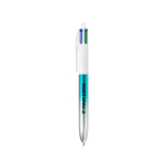 Kugelschreiber aus Kunststoff, hergestellt in der EU, mit Mehrfarbmechanismus, 4 Farben, BIC® Ansicht mit Druckbereich