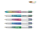 Kugelschreiber aus Kunststoff im Farbverlauf-Design mit 4-Farben-Tinte Gradient BIC®