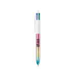 Kugelschreiber aus Kunststoff im Farbverlauf-Design mit 4-Farben-Tinte Gradient BIC® Ansicht mit Druckbereich