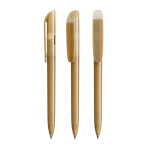 Drehbarer, Biologisch abbaubarer Kugelschreiber mit blauer Schrift Super Clip Origin BIC®