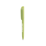 Drehbarer, Biologisch abbaubarer Kugelschreiber mit blauer Schrift Super Clip Origin BIC® Ansicht mit Druckbereich