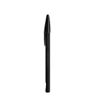 Metall-Kugelschreiber mit Nachfüllminen und schwarzer Schrift Cristal® Re’New Black BIC® Ansicht mit Druckbereich