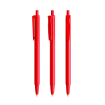 Kugelschreiber aus Kunststoff mit Klickmechanismus und blauer Tinte Clic Stic BIC® farbe rot