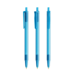 Kugelschreiber aus Kunststoff mit Klickmechanismus und schwarzer Tinte Clic Stic BIC® farbe transparentes hellblau