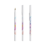Kunststoffkugelschreiber mit weichem Schreibgefühl und blauer Tinte Round Stic BIC® farbe weiß