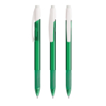 Druckbleistift aus Kunststoff mit robustem Clip und Druckmechanik, BIC® farbe grün-transparent