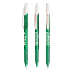 Druckbleistift aus Kunststoff mit robustem Clip und Druckmechanik, BIC® farbe grün-transparent