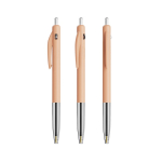 Einziehbarer, ergonomischer Kugelschreiber aus Kunststoff mit blauer Tinte BIC® farbe pastellorange