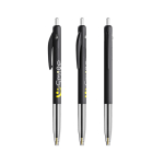 Einziehbarer, ergonomischer Kugelschreiber aus Kunststoff mit blauer Tinte BIC®