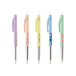 Einziehbarer, ergonomischer Kugelschreiber aus Kunststoff mit blauer Tinte BIC®