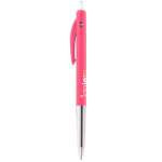 Kunststoff-Kugelschreiber im Druckmechanismus-Stil mit schwarzer Schreibfarbe M10® Clic BIC®