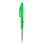 Kunststoff-Kugelschreiber im Druckmechanismus-Stil mit schwarzer Schreibfarbe M10® Clic BIC®