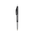 Kunststoff-Kugelschreiber im Druckmechanismus-Stil mit schwarzer Schreibfarbe M10® Clic BIC® Ansicht mit Druckbereich