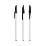 Kugelschreiber aus Kunststoff mit klassischer Kappe und blauer Schrift Style BIC®