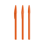 Kugelschreiber aus Kunststoff mit klassischer Kappe und blauer Schrift Style BIC®