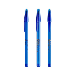 Kugelschreiber aus Kunststoff mit klassischer Kappe und blauer Schrift Style BIC®