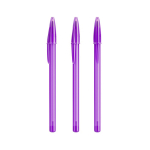 Kugelschreiber aus Kunststoff mit klassischer Kappe und blauer Schrift Style BIC®