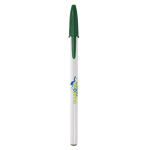 Kugelschreiber aus Kunststoff mit klassischer Kappe und blauer Schrift Style BIC®