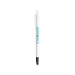 Kugelschreiber aus Kunststoff mit Touchpen und blauer Tinte Clic Stic BIC® Ansicht mit Druckbereich