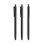 Kugelschreiber aus Kunststoff mit Touchfunktion und schwarzer Schrift Clic Stic BIC® farbe schwarz
