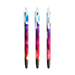 Kugelschreiber aus Kunststoff mit Touchfunktion und schwarzer Schrift Clic Stic BIC® farbe weiß