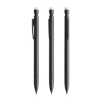 Nachfüllbarer Druckbleistift aus Kunststoff mit Radierer und 2 enthaltenen Minen 0,7 mm BIC® farbe schwarz