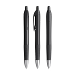 Einziehbarer Kunststoff-Kugelschreiber mit blauer Tinte Intensity® Gel Clic BIC® farbe schwarz