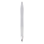 Einziehbarer Kunststoff-Kugelschreiber mit schwarzer Tinte Intensity® Gel Clic BIC® farbe weiß