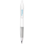 Einziehbarer Kunststoff-Kugelschreiber mit schwarzer Tinte Intensity® Gel Clic BIC® farbe weiß