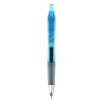 Einziehbarer Kunststoff-Kugelschreiber mit schwarzer Tinte Intensity® Gel Clic BIC® farbe transparentes hellblau