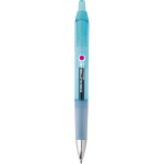 Einziehbarer Kunststoff-Kugelschreiber mit schwarzer Tinte Intensity® Gel Clic BIC® farbe transparentes hellblau