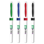 Permanentmarker aus Kunststoff mit schnelltrocknender Tinte BIC® farbe blau Ansicht von hinten