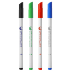 Abwischbarer Kunststoffmarker aus der EU mit feiner schwarzer BIC®-Tinte Ansicht von hinten
