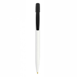 BIC®-Kugelschreiber mit zu 100 % Biologisch abbaubarem Schaft und blauer Tinte farbe weiß