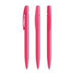 Kugelschreiber aus Kunststoff mit ergonomischem Griff und schwarzer Tinte BIC® farbe rosa