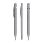 Kugelschreiber aus Kunststoff mit ergonomischem Griff und schwarzer Tinte BIC® farbe silber